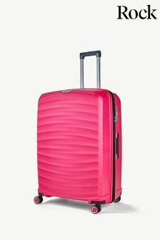 Różowy - Duża walizka Rock Luggage Sunwave (T21055) | 695 zł