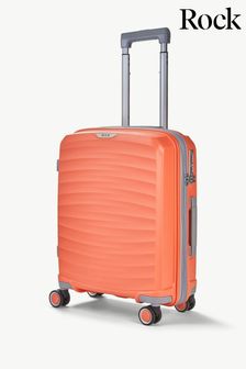 Brzoskwiniowy róż - Walizka kabinowa Rock Luggage Sunwave (T21056) | 570 zł