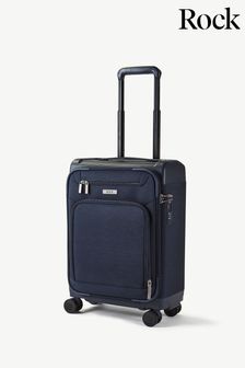 Granatowy - Walizka kabinowa Rock Luggage Parker (T21072) | 600 zł