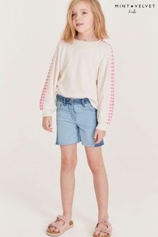 Mint Velvet Denim-Shorts mit Bahnendesign (T22102) | 8 € - 10 €