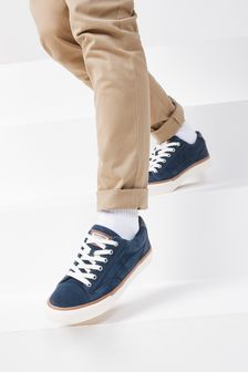 Navy Blue Suede Sole Detail Trainers (T22372) | 54 €