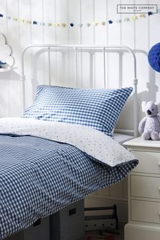 The White Company Blue Reversible Gingham Bedset (T22893) | $77 - $152