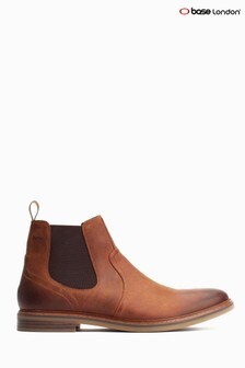 Base London Tan Rampton Leather Boots (T22961) | €103