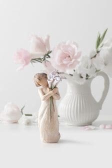 „Beste Wünsche“ Figurine aus Weidenbaum (T23379) | 41 €
