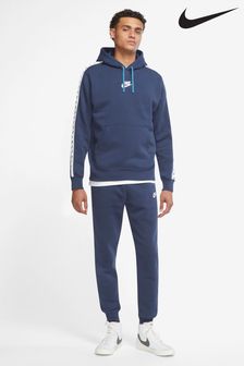 Niebieski - Dres Nike Sportswear Essential z bluzą z kapturem (T24140) | 570 zł