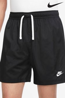 Nike Black Sportswear Woven Lined Shorts (T24144) | LEI 197