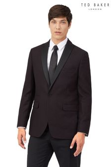 Ted Baker Mens Red Mulberry Diamond Regular Fit Jacket (T25327) | €318