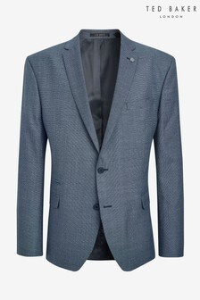 Ted Baker Mens Blue Airforce Texture Slim Fit Suit Jacket (T25331) | €279