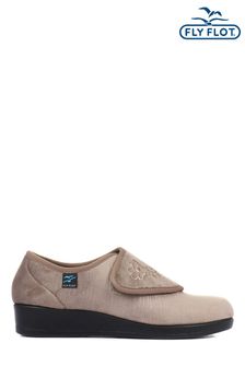 Fly Flot Women's  Brown Adjustable Slippers