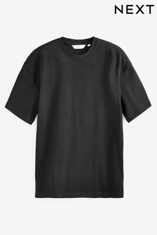 Black Relaxed Heavyweight T-Shirt (T26252) | 21 €