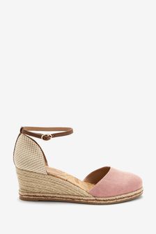 Pink Extra Wide Fit Forever Comfort® Closed Toe Wedges (T27293) | €18