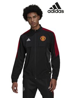 adidas Black Manchester United Condivo 22 Presentation Adult Jacket (T27343) | €86