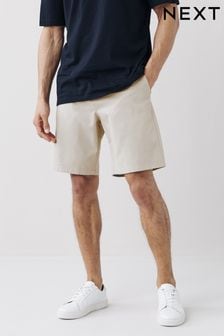 Hueso - Corte holgado - Pantalones cortos chinos eláticos (T27724) | 19 €