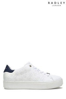 Radley London White Malton Chunky Sole Emboss Trainers (T27752) | HK$925