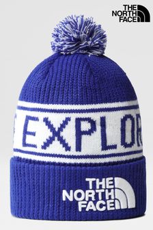 The North Face Blue Retro Pom Beanie Hat (T28391) | 34 €