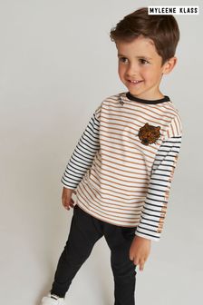 Myleene Klass Brown/Cream Striped T-Shirt (T28538) | €16.50 - €18.50