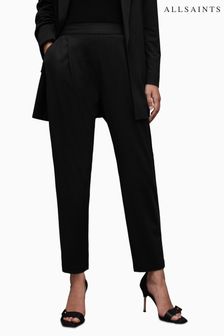 AllSaints Aleida Black Jersey Trousers (T28671) | ₪ 461
