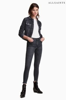 AllSaints Miller Black Push Up Jeans (T28704) | $163
