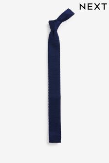 Navy Blue Knitted Tie (1-16yrs) (T29464) | €9