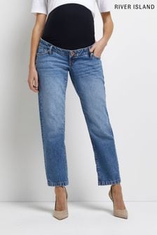 River Island Inaya Straight Jeans aus dunklem Denim (Umstandsmode) (T30011) | 56 €