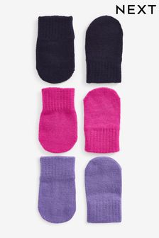 Multi Fluffy Magic Mitts 3 Pack (3mths-6yrs) (T30633) | $10 - $12