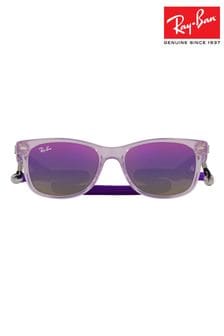 Violett - Ray-Ban Junior New Wayfarer-Sonnenbrille (T30637) | 64 €