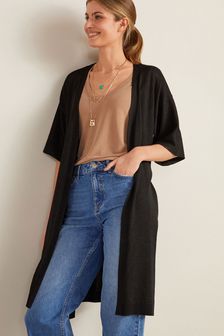 Black Kimono Cardigan (T31379) | €11