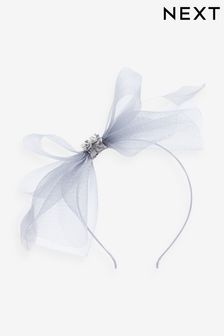 Grey Wedding Fascinator (T31421) | €31