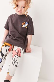 Charcoal Grey Disney - Longline T-shirt & Leggings Set (3mths-7yrs) (T31632) | KRW26,300 - KRW32,800