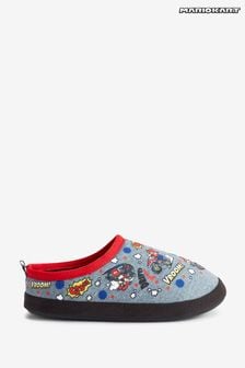 灰色／紅色Mario - 溫暖襯裡拖鞋 (T31843) | HK$133 - HK$158