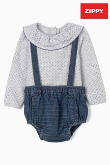 Zippy Newborn Baby Girls Bodysuit And Shorts (T31974) | €29