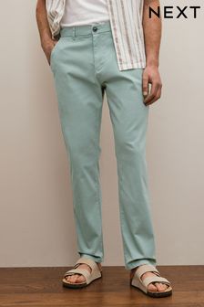 Light Blue Straight Stretch Chino Trousers (T33911) | 689 UAH