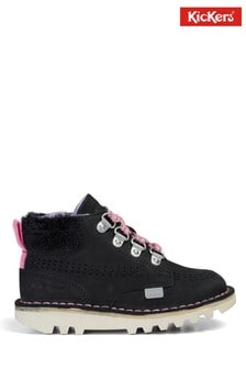 Черные высокие зимние ботинки Kickers Kick (T33956) | €38