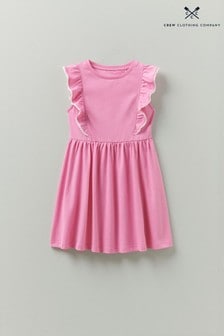 Crew Clothing Company Pink Woven Frill Dress (T34110) | 35 €