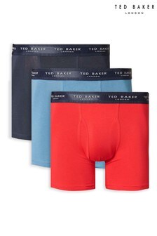 Ted Baker Blue Cotton Fashion Trunk 3 Pack (T34195) | TRY 466