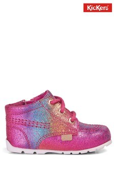 Kickers Pink Kick Hi Baby Boots (T34349) | $77