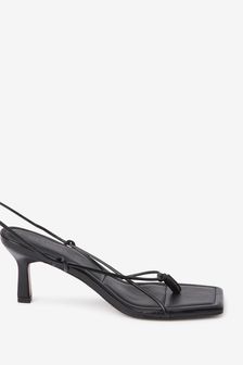 Черный - Фирменные сандалии с ремешком-перемычкой (T34510) | €55