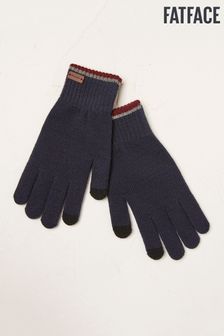 FatFace Blue Touchscreen Gloves