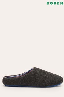 Boden Grey Slip On Slippers (T35276) | $55