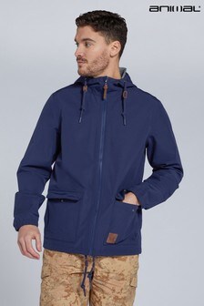Animal Navy Blue Water Resistant Recycled Jacket