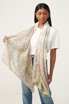 Animal Ombre Print Lightweight Scarf (T35751) | 18 €