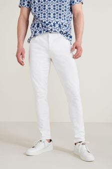 Weiß - Slim Fit - Authentic Stretch-Jeans (T35792) | 34 €