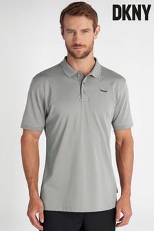 DKNY Sports Mens Silver Bronx Pique Polo Shirt (T35899) | 40 €