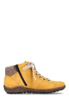 Rieker Womens Yellow Boots