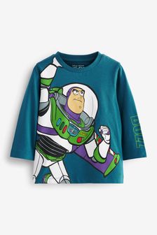 Bleu - T-shirt Manche longue Toy Story Buzz Lightyear (3 mois - 8 ans) (T36994) | €7 - €9