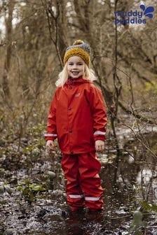 Красный - Непромокаемая куртка из переработанных материалов Muddy Puddles Rainy Day (T37617) | €52
