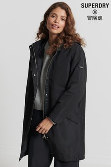 Superdry Black Three-in-One Fishtail Parka Coat (T37711) | ₪ 698