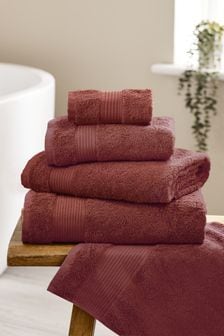Red Marsala Egyptian Cotton Towel (T39268) | 6 € - 31 €