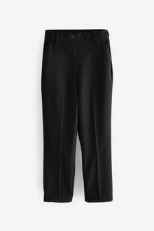 Czarny - Wciągane spodnie ze stretchem o obcisłym kroju i elastyczną talią (3-17 lat) (T40770) | 30 zł - 51 zł