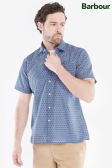 Barbour® Blue Solar Circular Print Short Sleeve Shirt (T40896) | 27 €